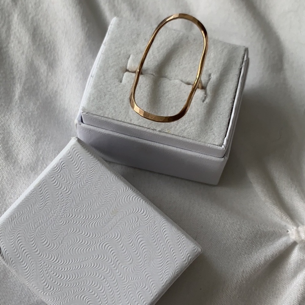 Oval Open Ring - image 3